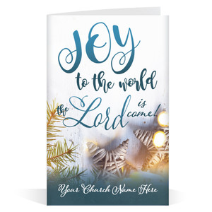 Customizable Christmas Bulletins - Joy to the World Customizable Christmas Bulletins - Joy to the World