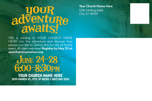 Custom VBS Postcards - Treasured VBS - PCTRE004