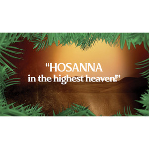 Blessed Is He Who Comes: A Palm Sunday Opener Blessed Is He Who Comes: A Palm Sunday Opener