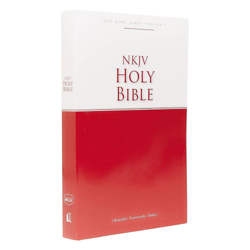 NKJV Economy Outreach Bible (Softcover, Red) - Bulk Case of 40