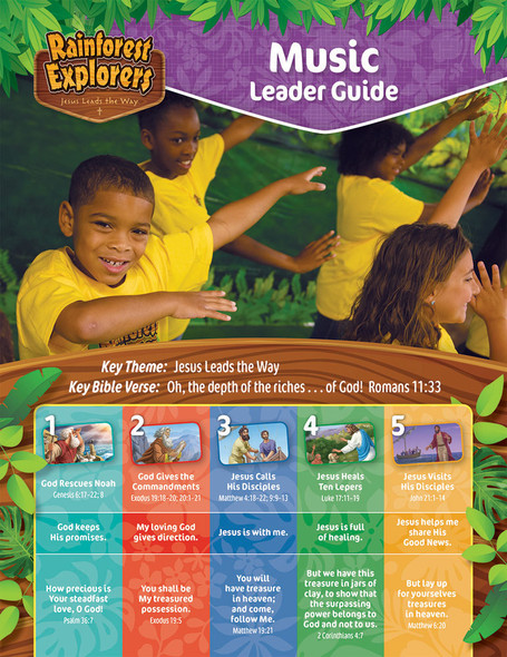 Music Leader Guide - Rainforest Explorers VBS 2020 by CPH