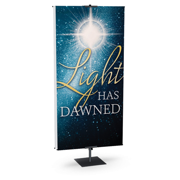 Church Banner - Christmas - Light Has Dawned