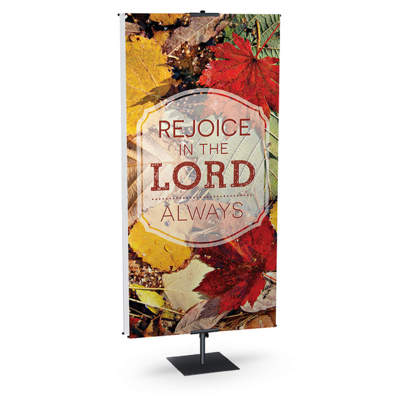 Church Banner - Fall & Thanksgiving - Rejoice