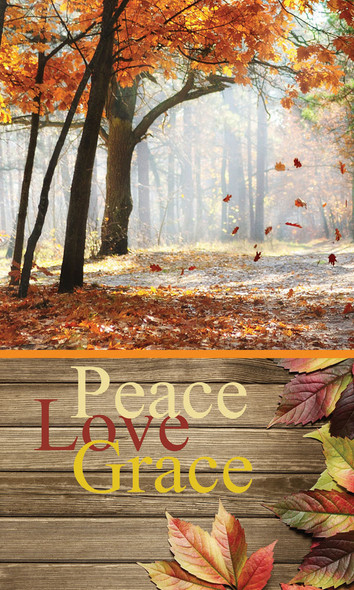 Church Banner - Fall & Thanksgiving - Peace