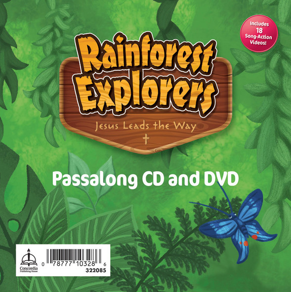 Passalong CD & DVD - Rainforest Explorers VBS 2020 by CPH