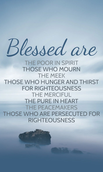 Church Banner - Inspirational - Blessed Are