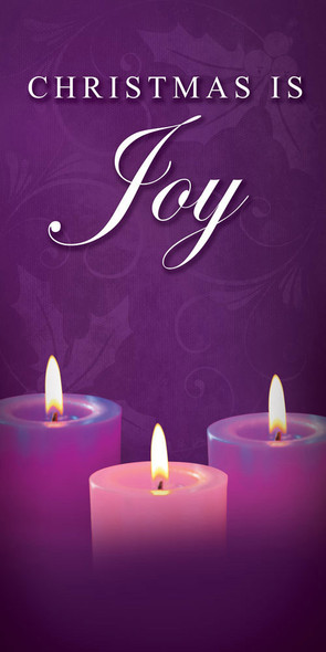 Church Banner - Christmas - Christmas Is Joy