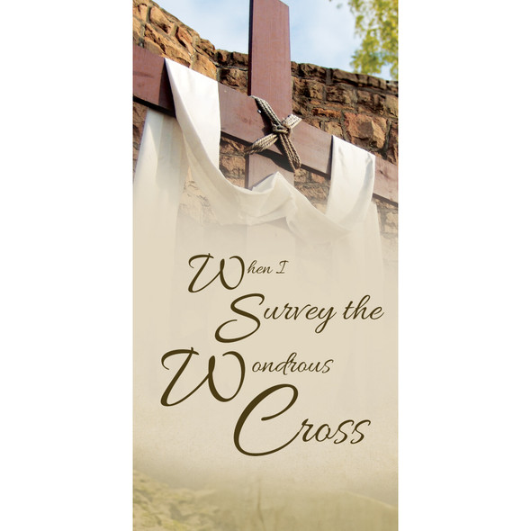 Church Banner - Inspirational - The Wondrous Cross