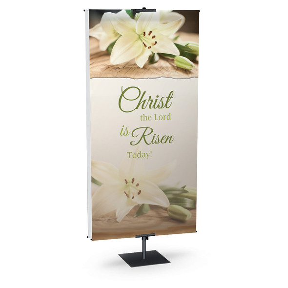 Church Banner - Easter - Christ the Lord White Background