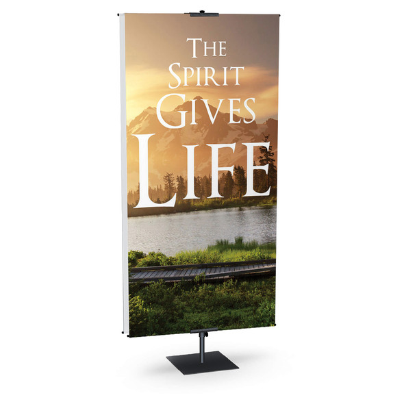 Church Banner - Inspirational - The Spirit Gives Life