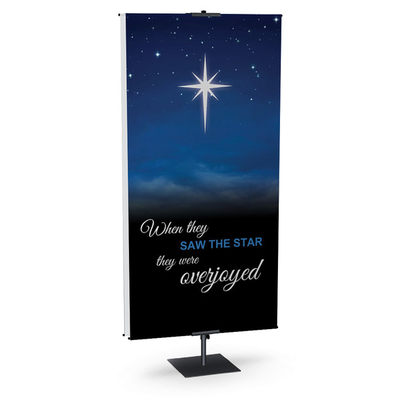 Church Banner - Christmas - Saw the Star