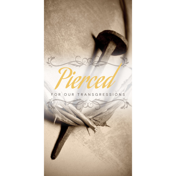 Church Banner - Easter - Pierced