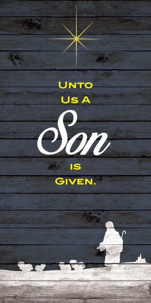 Church Banner - Christmas - Unto Us