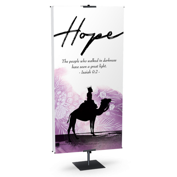 Church Banner - Christmas - Watercolor Hope