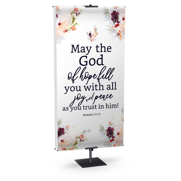 Church Banner - Messages of Hope - Romans 15:13