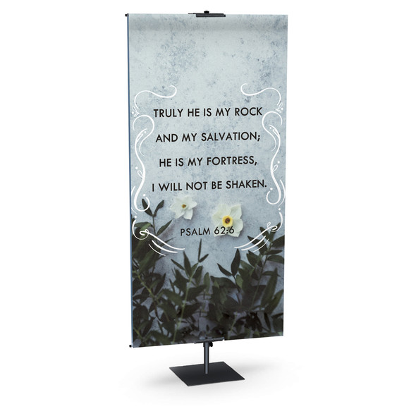 Church Banner - Messages of Hope - Psalm 62:6