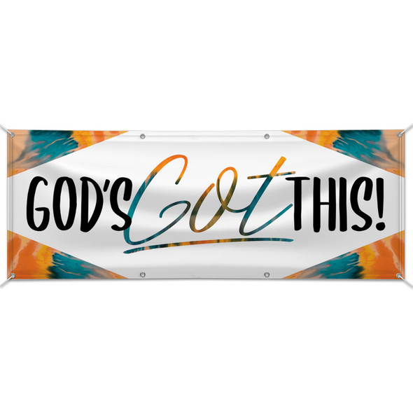 Customizable Outdoor Vinyl Banner - God's Got This