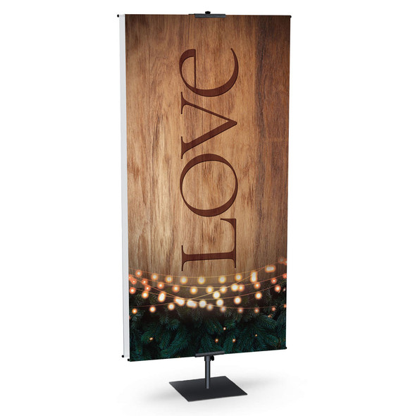 Church Banner - Pine Wood Advent - Love