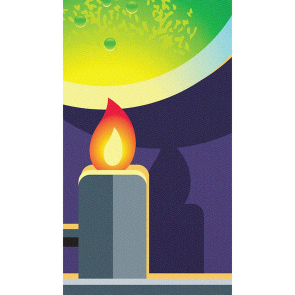 Crafts Backdrop - Fabric 2-Panel Scene Setter  (12ft. x 8ft.) - Includes Small Reinforced Holes - AnswersVBS