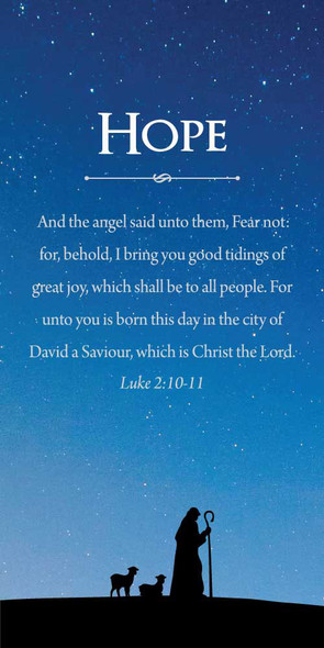 Church Banner - Christmas - Hope - B62201