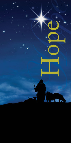 Church Banner - Christmas - Hope - B32061