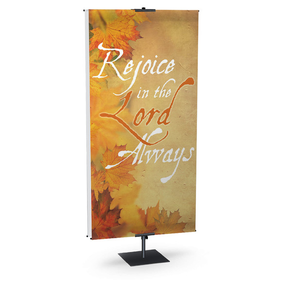 Church Banner - Fall & Thanksgiving - Rejoice - B31003