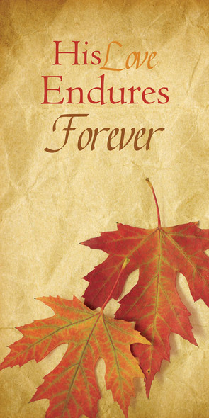 Church Banner - Fall & Thanksgiving - His Love - B31192