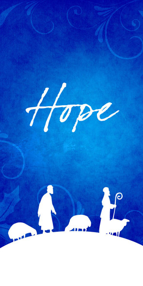 Church Banner - Christmas - Hope - B21031