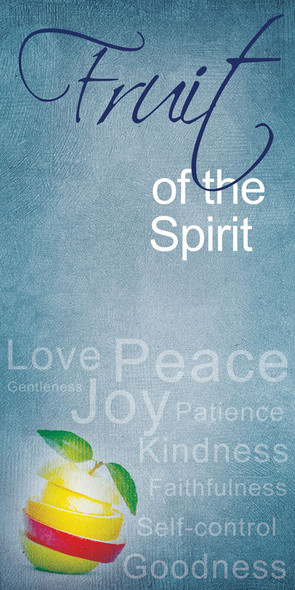 Church Banner - Inspirational - Fruit of the Spirit - B30341