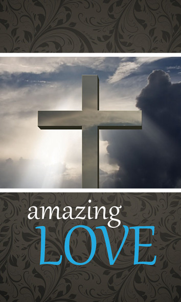 Church Banner - Easter - Amazing Love Cross