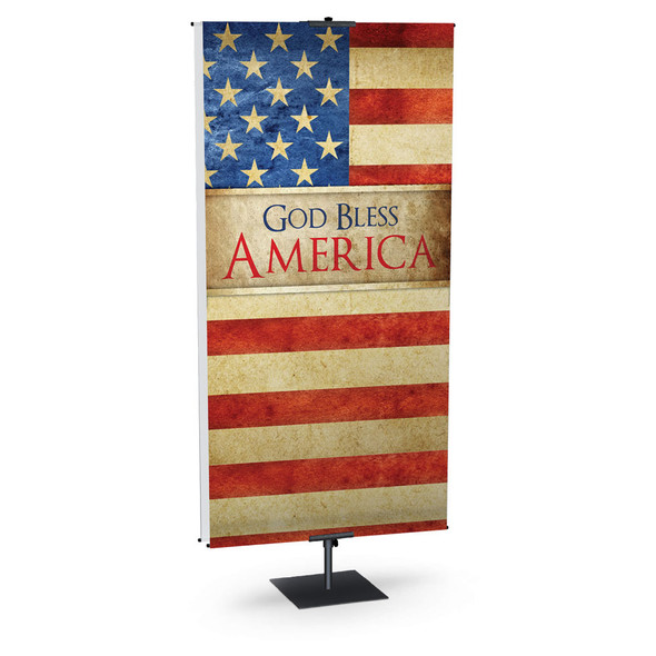Church Banner - Patriotic - God Bless America - B20462