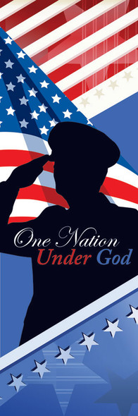 Church Banner - Patriotic - One Nation Under God - B77848
