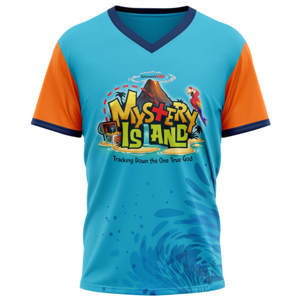 Athletic T-Shirt: Adult M  - Mystery Island VBS 2020 by Answers