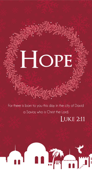 Church Banner - Christmas - Hope - B42021
