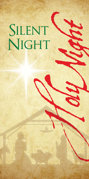 Church Banner - Christmas - Silent Night - B21076