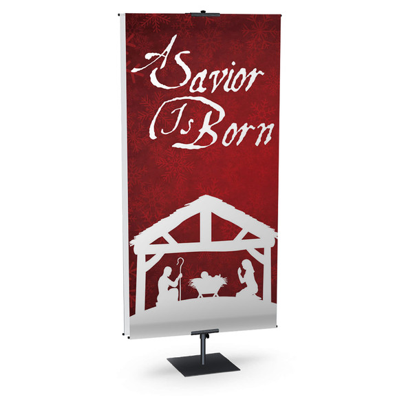 Church Banner - Christmas - A Savior Is Born - B32145