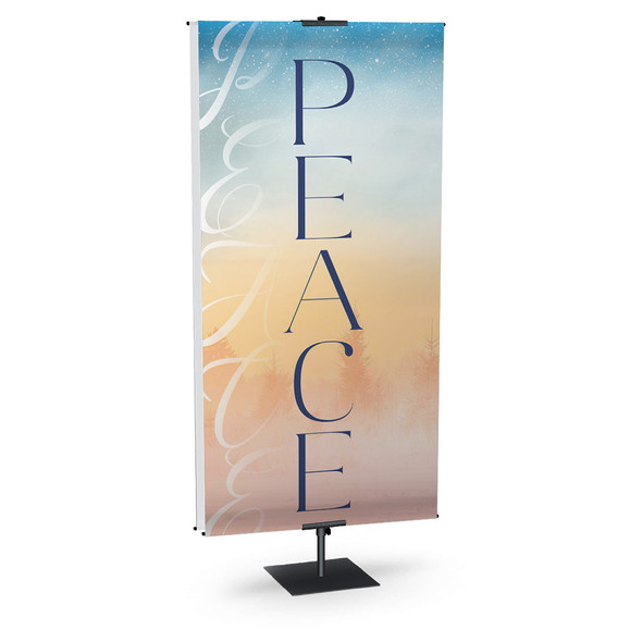 Church Banner - Christmas - Dawn of Grace Advent - Peace