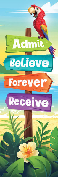 Bookmark: The Gospel (Pack of 10) - Mystery Island VBS 2020 by Answers