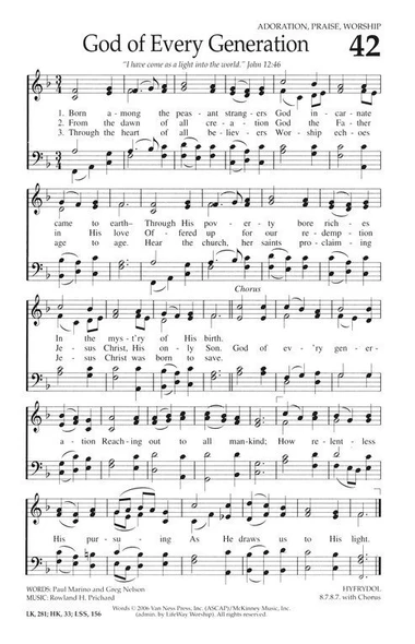 Baptist Hymnal, Standard Print (Brick Red)