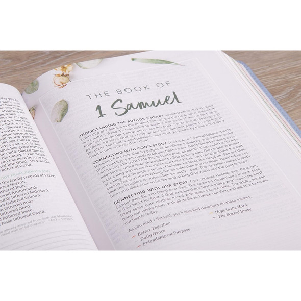 CSB (in)courage Devotional Bible (LeatherTouch, Blue) - Bulk Case of 10
