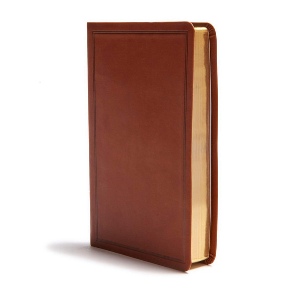 CSB Deluxe Gift Bible (LeatherTouch, Brown) - Bulk Case of 24