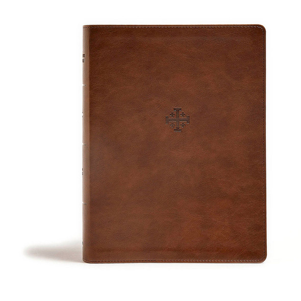 CSB Life Connections Study Bible, Brown LeatherTouch, Indexed