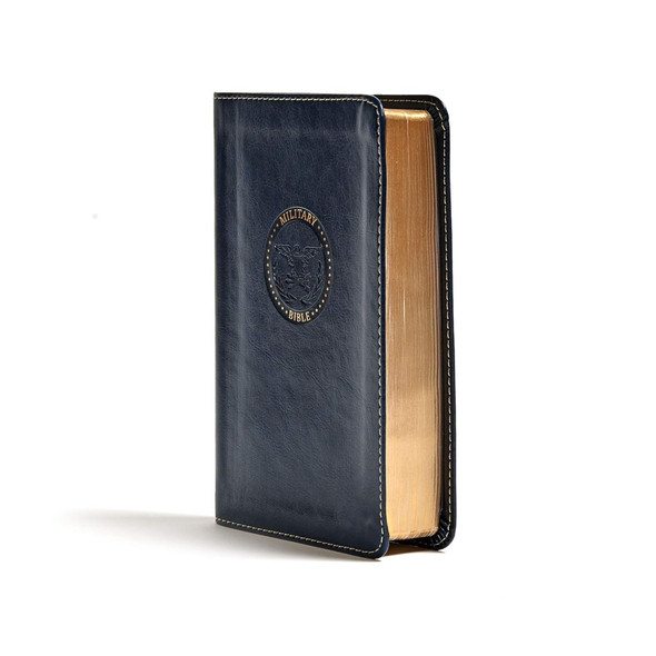 CSB Military Bible, Small Print (Leather Touch, Navy Blue) - Bulk Case of 36