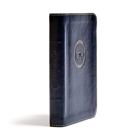 CSB Military Bible, Small Print (Leather Touch, Navy Blue) - Bulk Case of 36