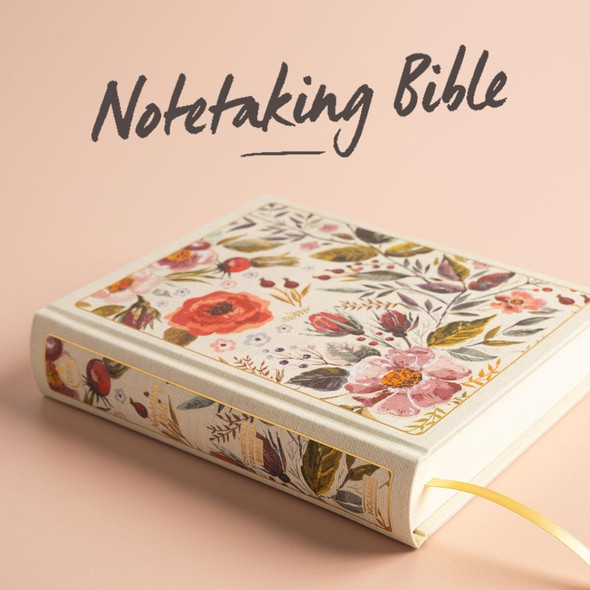 CSB Notetaking Bible, Journaling (Cloth, Floral) - Bulk Case of 12