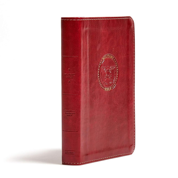 CSB Military Bible (LeatherTouch, Burgundy) - Bulk Case of 36