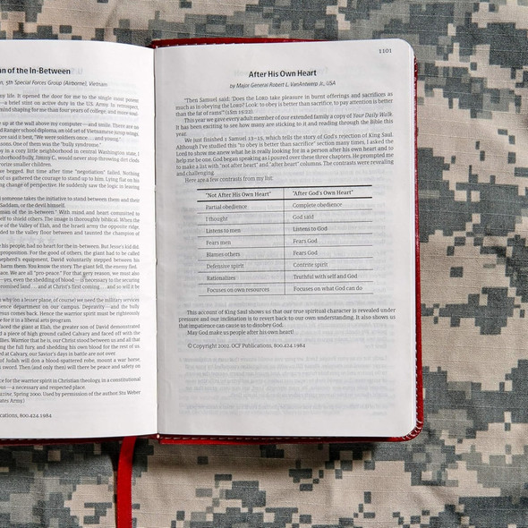 CSB Military Bible (LeatherTouch, Burgundy) - Bulk Case of 36