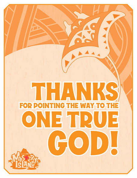 Postcard: Staff Thank You (Pack of 40) - Mystery Island VBS 2020 by Answers