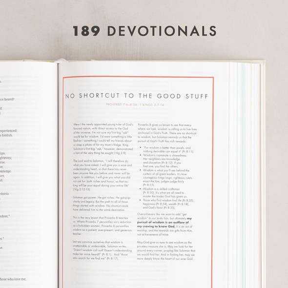 CSB She Reads Truth Bible, Devotional, Cream (Hardcover) - Bulk Case of 10