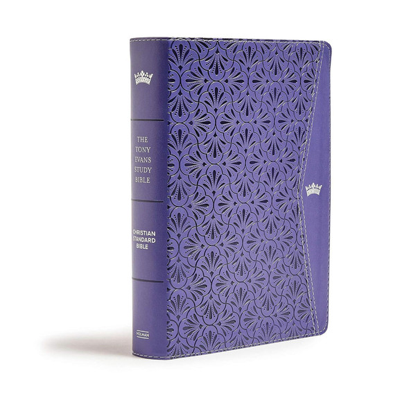 CSB Tony Evans Study Bible, Purple LeatherTouch